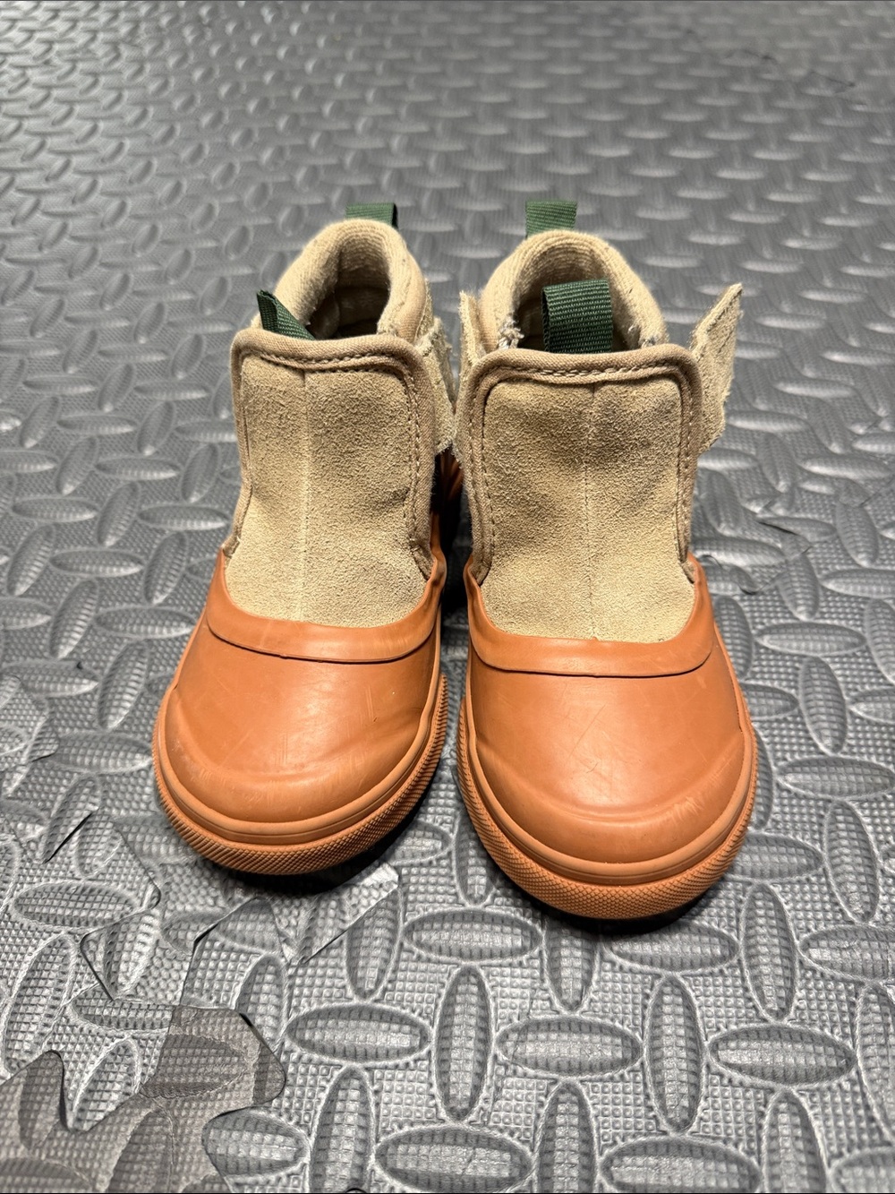 Vans Kids Tan Suede & Brown Rubber Outdoor Boots